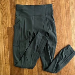 Olive green Lululemon leggings - size 4